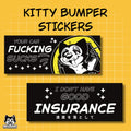KITTY BUMPER STICKERS