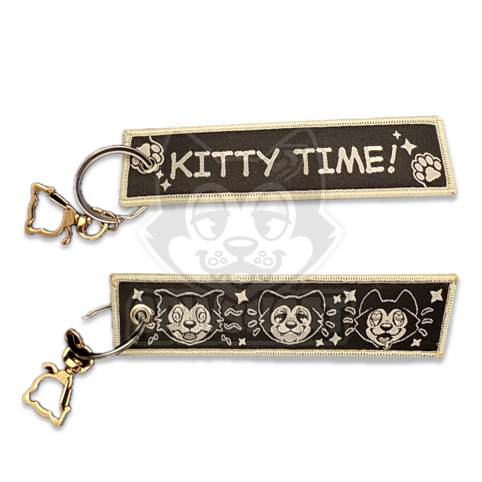 KITTY TIME! Double-Sided Jet Tag