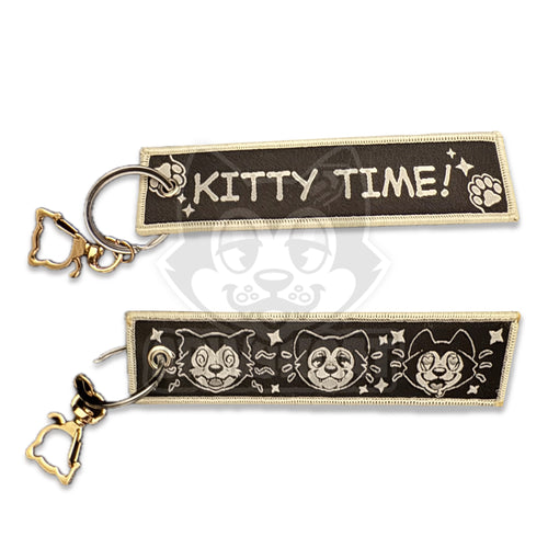 KITTY TIME! Double-Sided Jet Tag