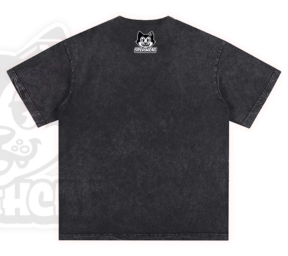 TASKCAT: "Task Failed Successfully" Acid Wash T-Shirt